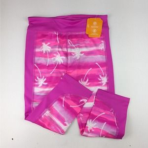 Gymboree Pink Tropical Capri Leggings